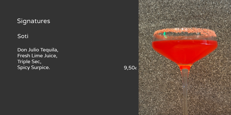 cocktails signature